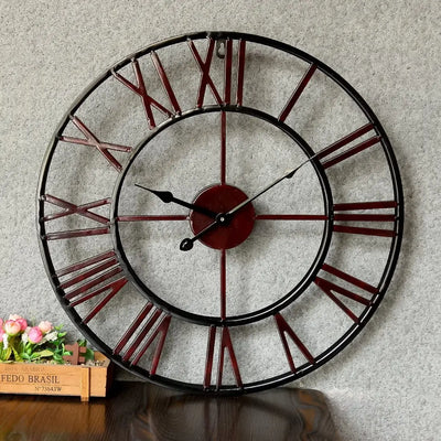 Wanduhr Industrial Metall