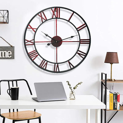 Wanduhr Industrial Metall