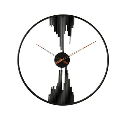 Wanduhr Schwarz 50 cm