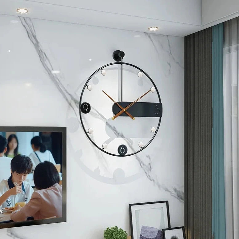 Wanduhr Metall Modern