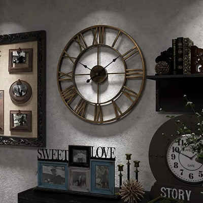 Horloge Murale Chiffre Romain - Horloges murales - or retro / 40 cm