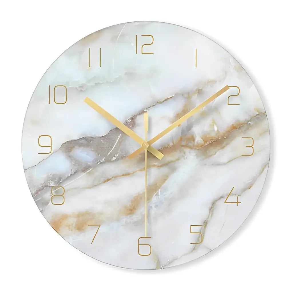 horloge murale design en verre - Horloges murales - vert