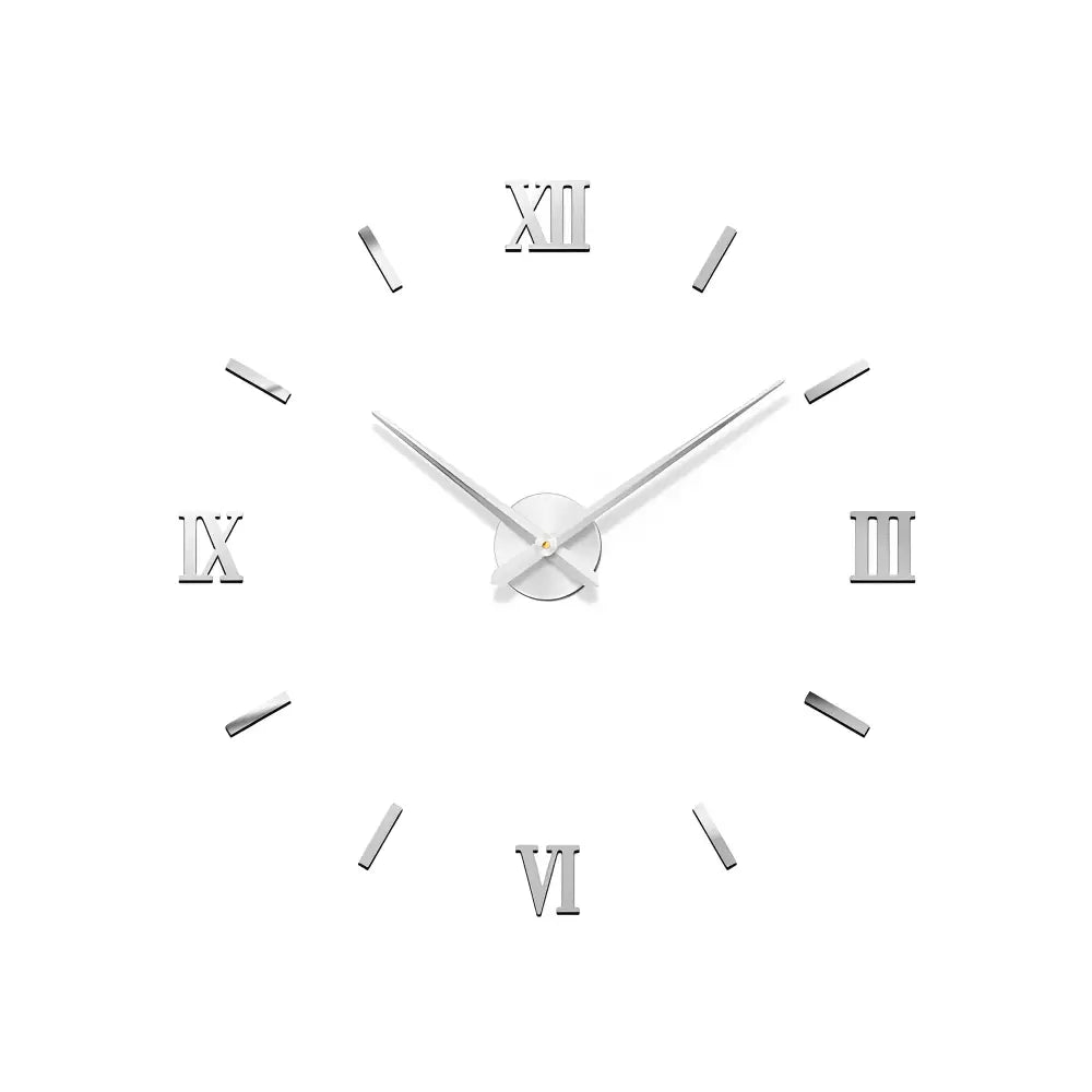 Horloge Murale Stickers 3D - Horloges murales - or 120 cm