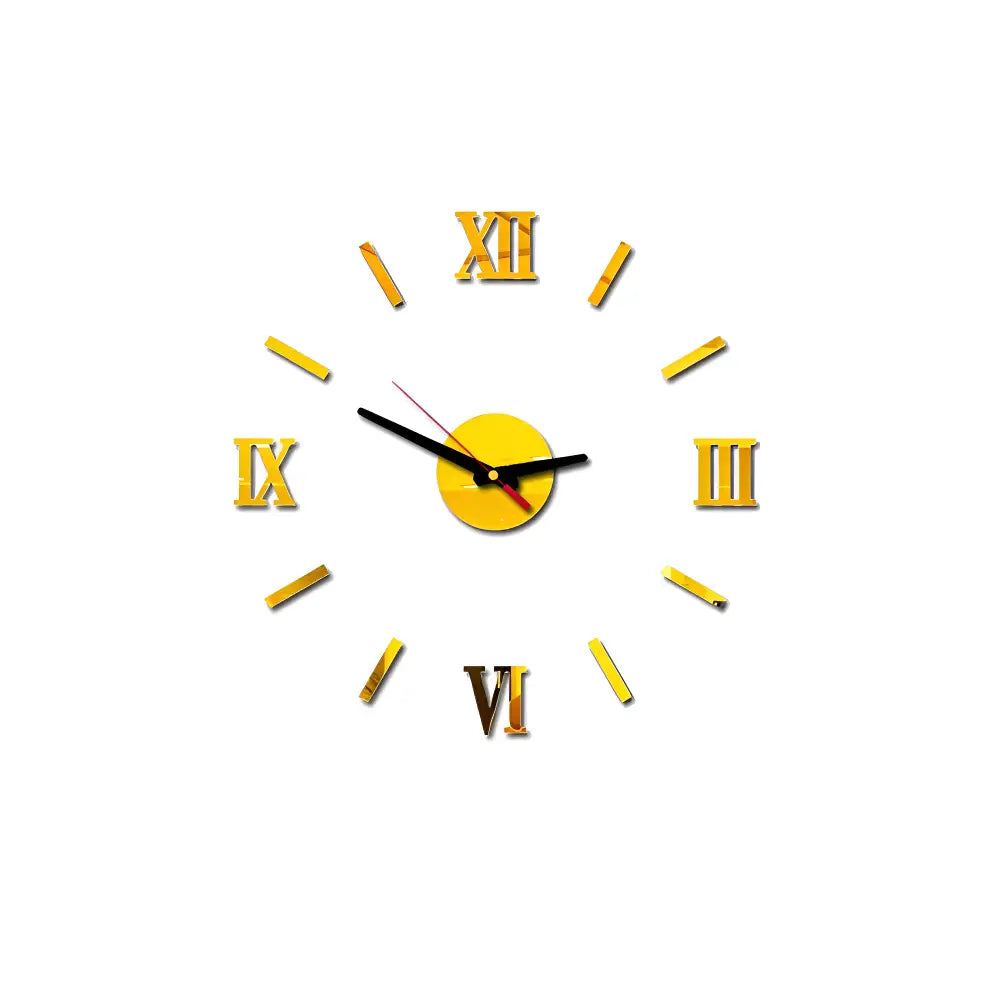 Wanduhr 3D Aufkleber