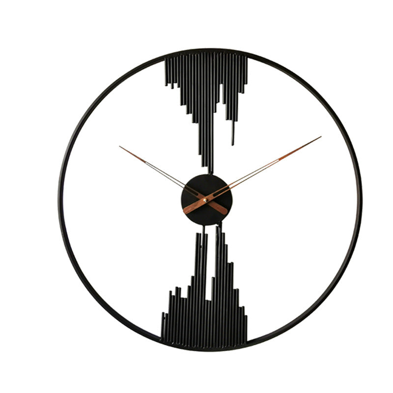 Wanduhr Schwarz 50 cm