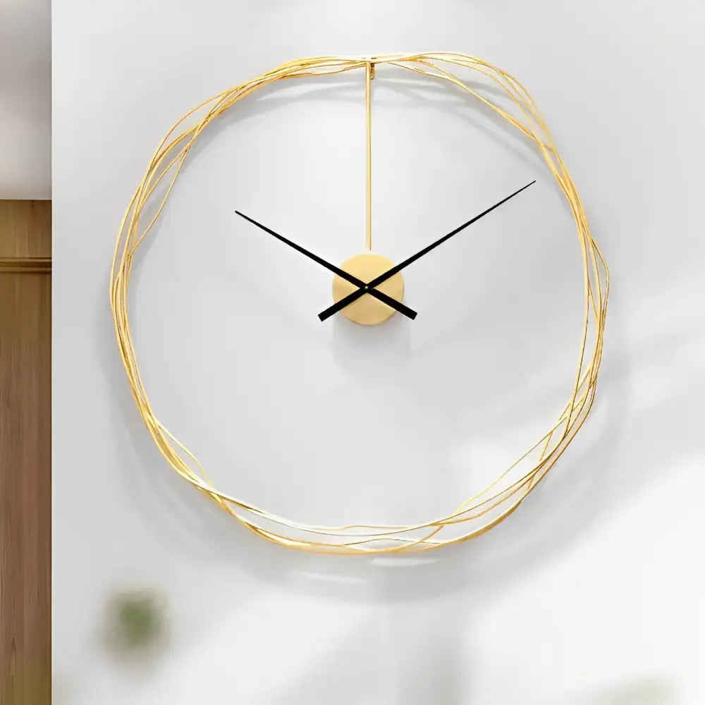 Minimalistische Wanduhr