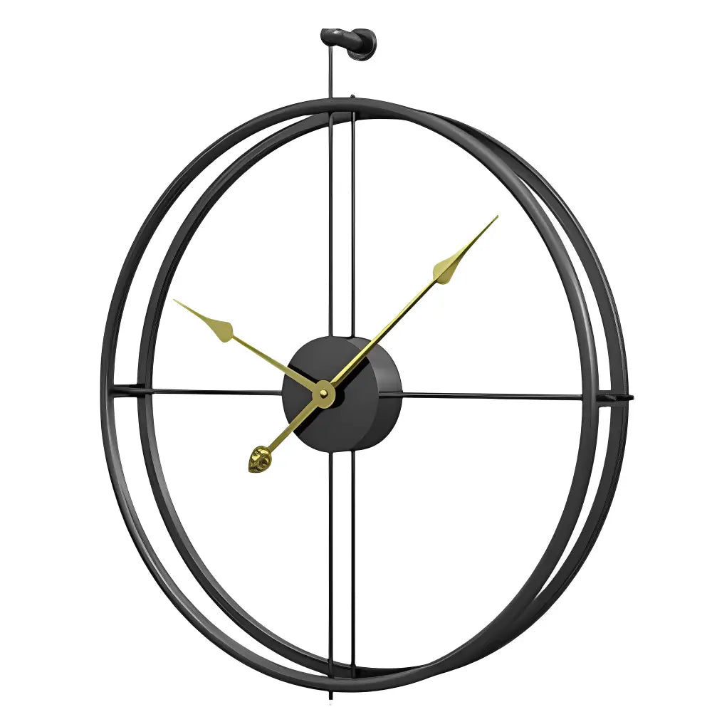 Horloge Murale Rétro - Horloges murales - noir aiguilles noir