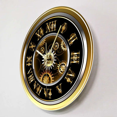 Horloge Murale Steampunk - Horloges murales - cadran à LED