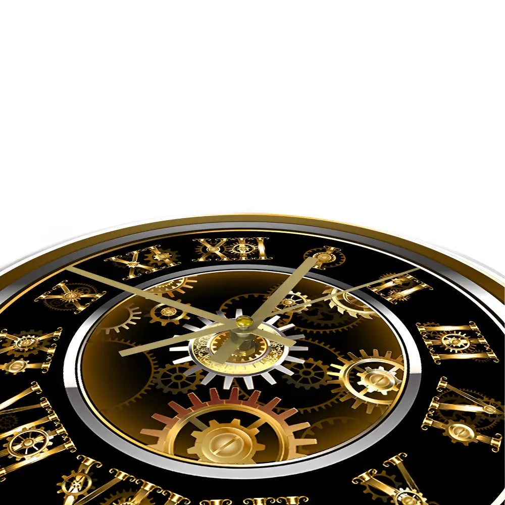 Steampunk Wanduhr